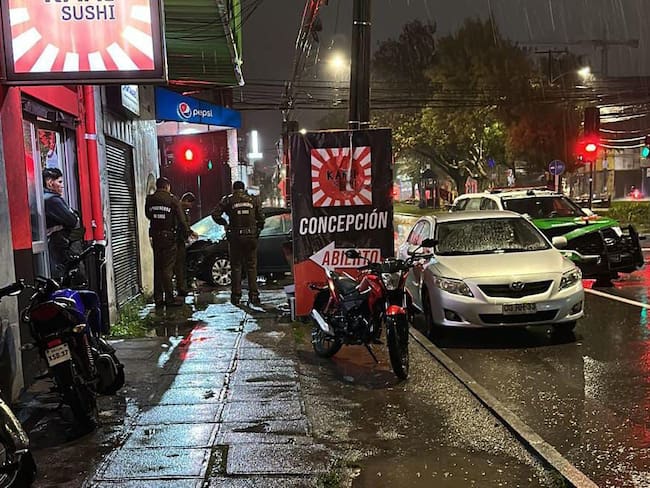 Tres carabineros resultaron heridos tras accidente automovilístico en Concepción