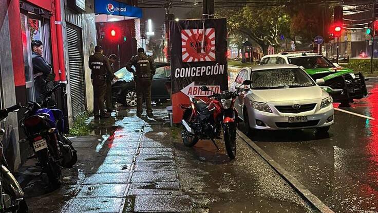 Tres carabineros resultaron heridos tras accidente automovilístico en Concepción