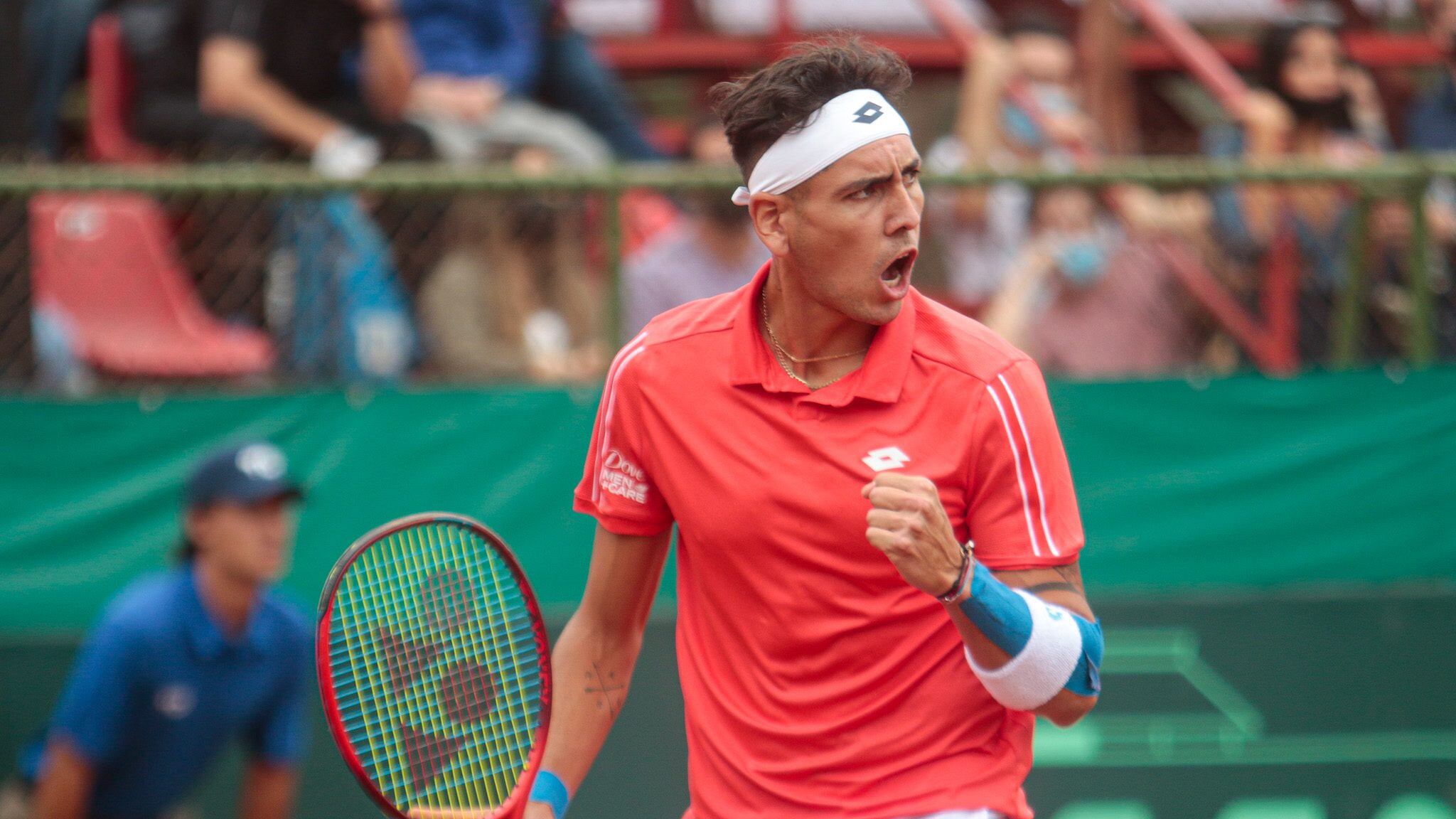 Alejandro Tabilo consiguió el primer punto para Chile en Copa Davis
