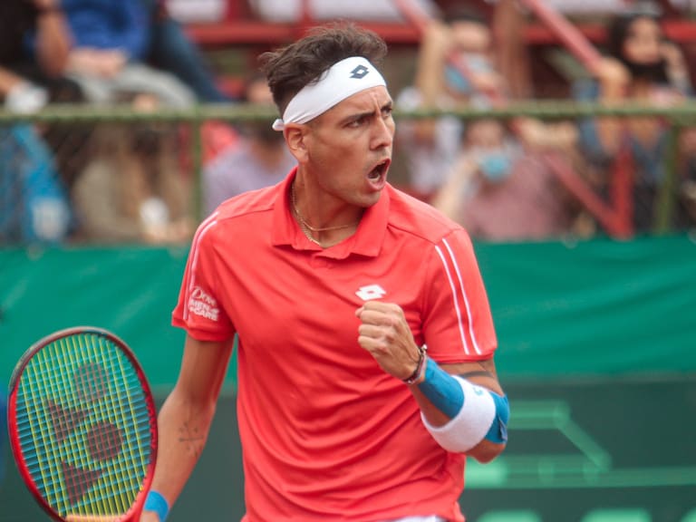 Alejandro Tabilo consiguió el primer punto para Chile ante Eslovenia por Copa Davis