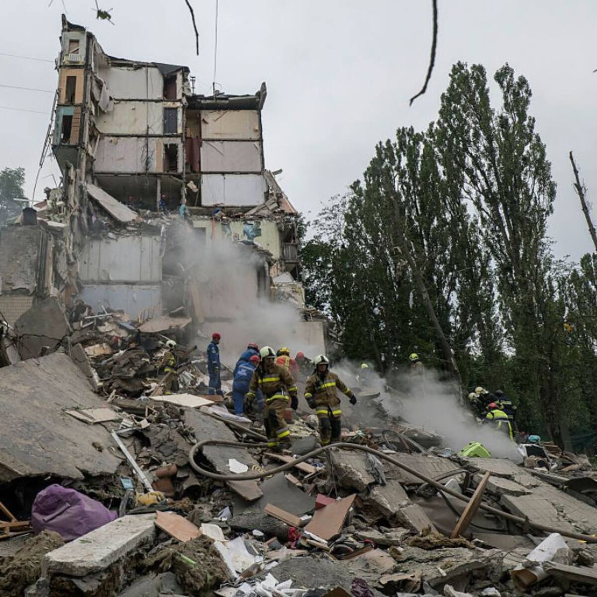 Ofensiva rusa: Kiev, Dnipró y Odesa bajo ataque de drones y misiles