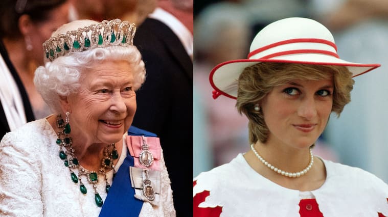 Reina Isabel II - Princesa Diana