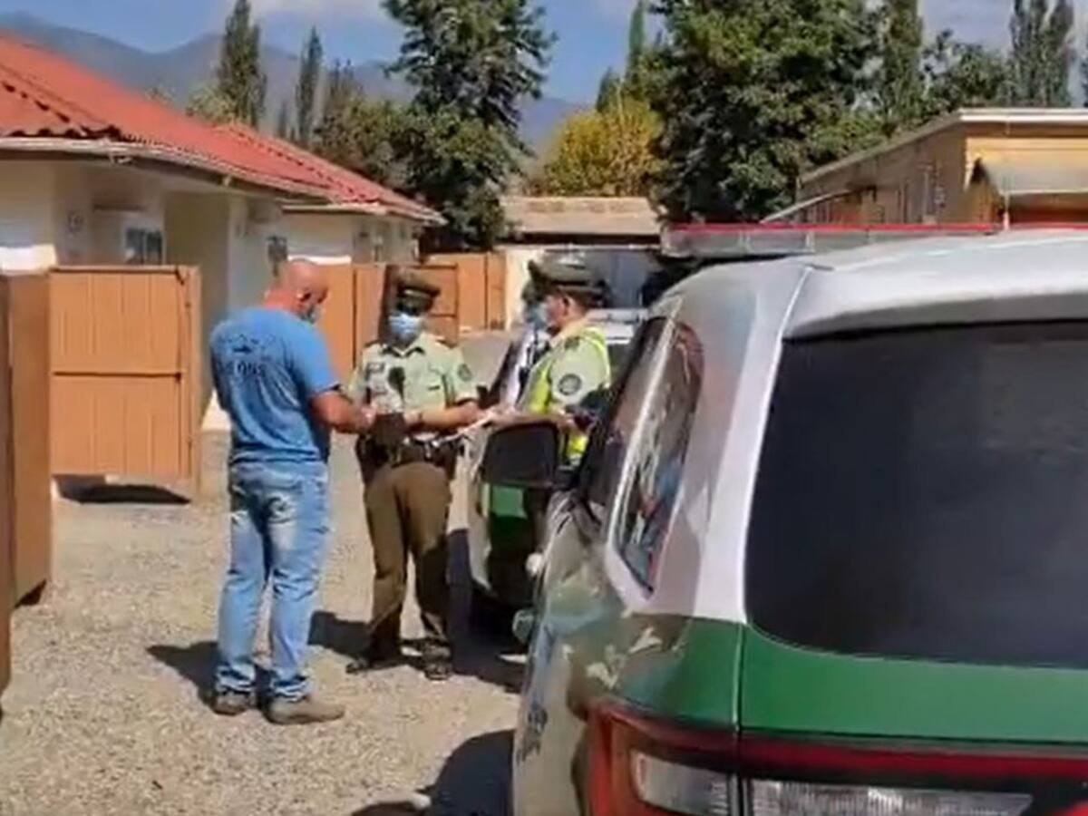 Sorprendieron a 14 personas al interior de un motel en la región de O’Higgins: todos fueron detenidos