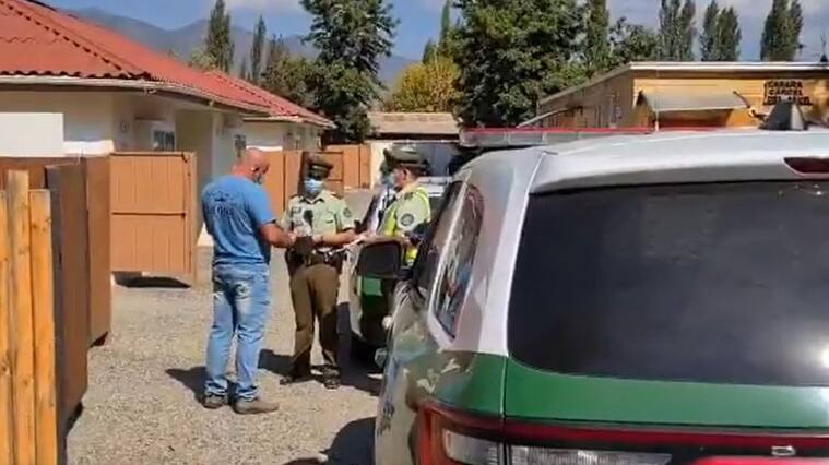 Carabineros detuvieron a personas en motel de San Vicente de Tagua Tagua, región de O'Higgins