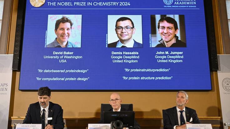Por su avance en el estudio de proteínas: estos son los científicos ganadores del Premio Nobel de Química 2024