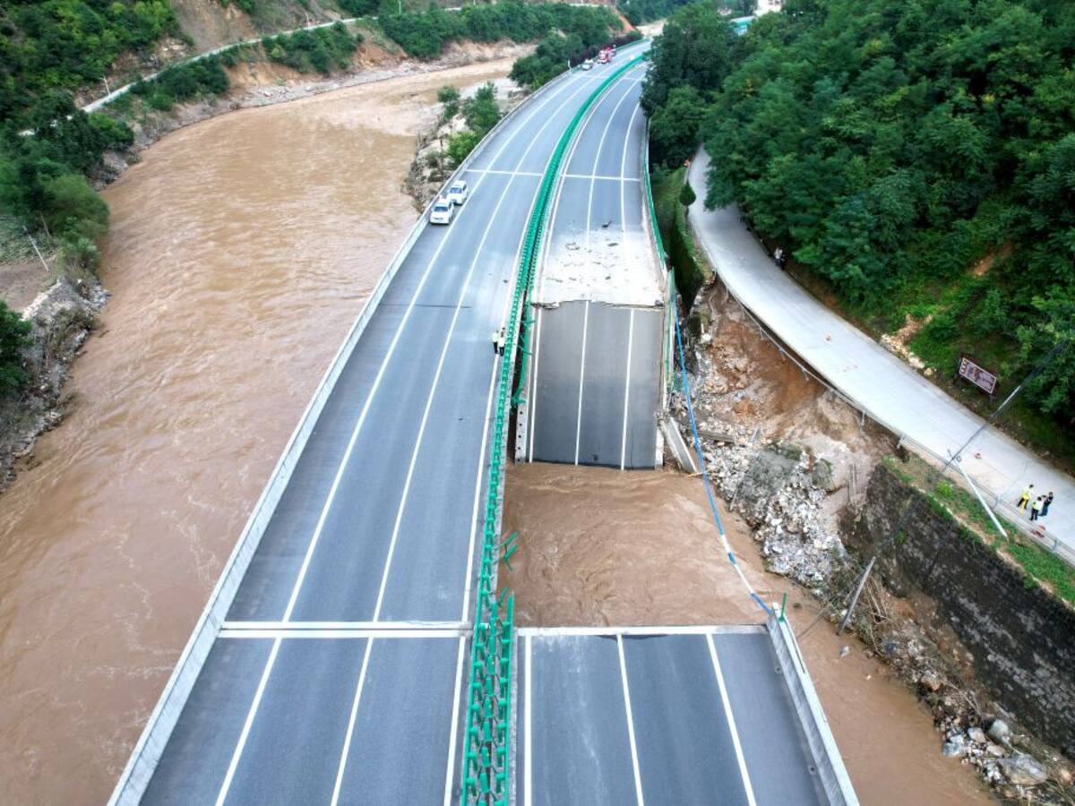 Puente colapsado en China: suben a 38 las personas fallecidas