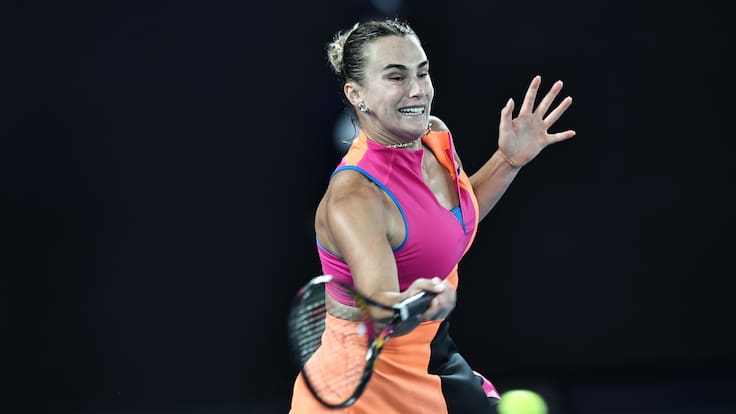 Con la guerra Rusia-Ucrania muy presente: los gestos que marcaron la clasificación de Sabalenka a la final del Australian Open