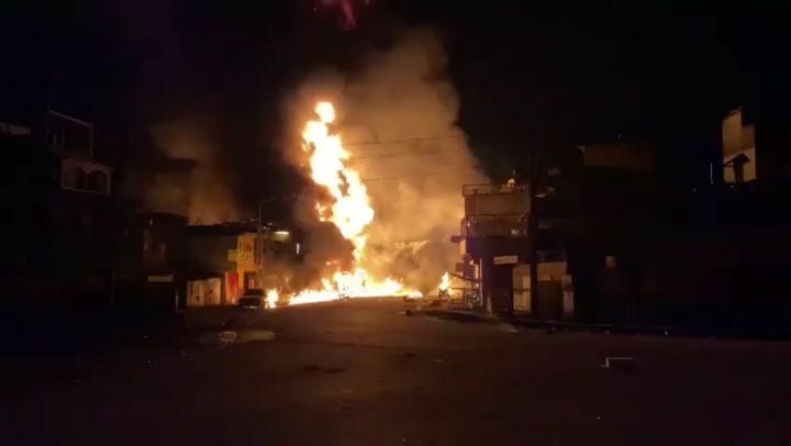 La explosión de un camión que transportaba combustible en Haití