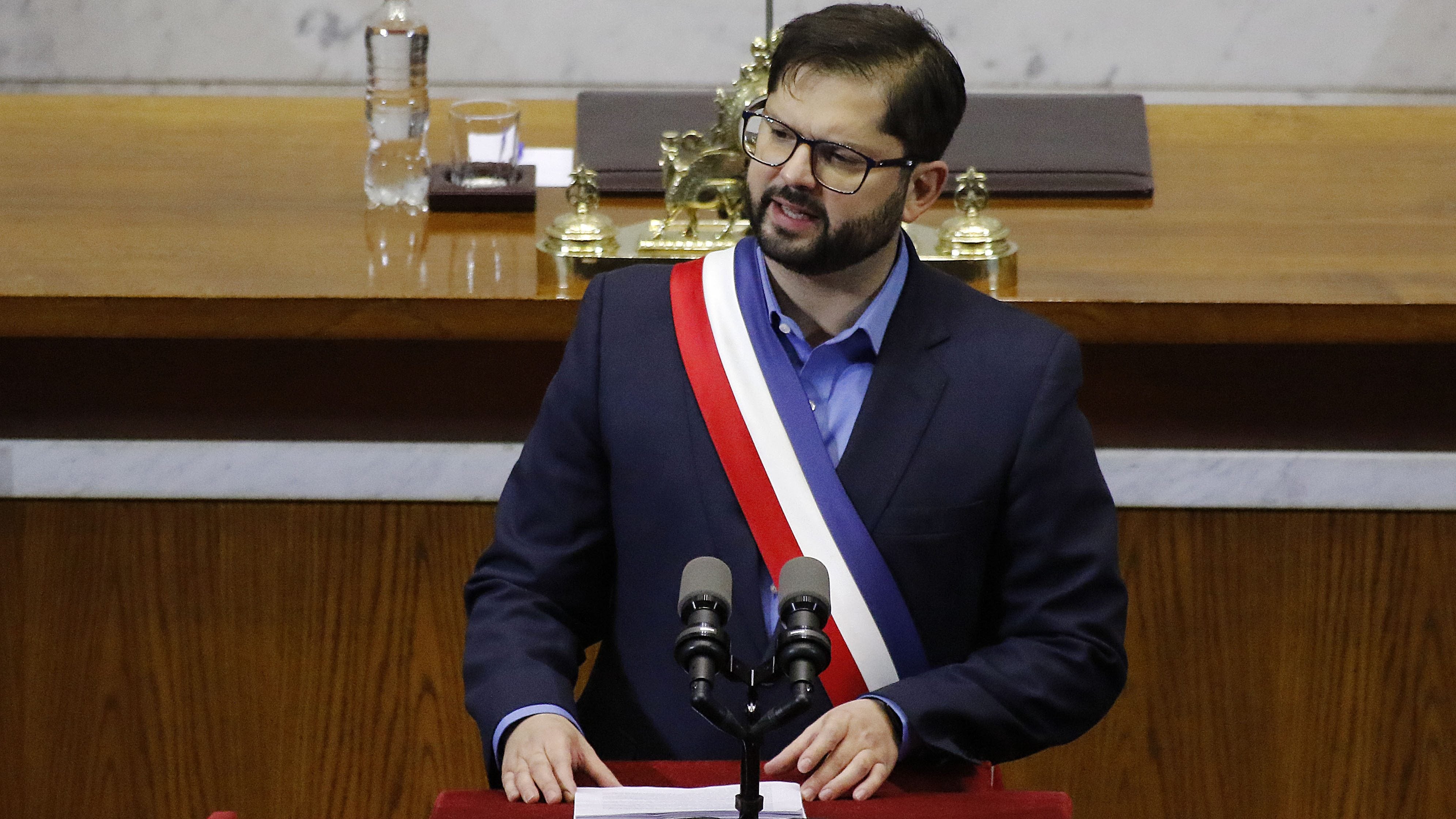 01 DE JUNIO DE 2022/VALPARAISOEl Presidente Gabriel Boric realiza su Cuenta Pública Presidencial en el Congreso Nacional.
FOTO: LEONARDO RUBILAR CHANDIA/AGENCIAUNO