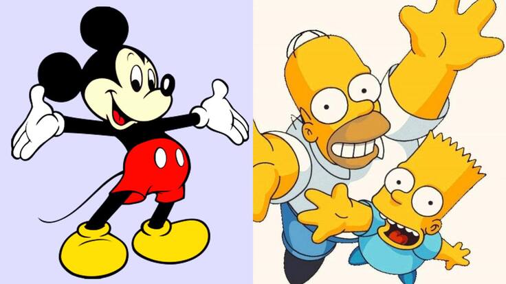 De “Los Simpson” a “Mickey Mouse”: ¿Por qué muchos dibujos animados solo tienen cuatro dedos?