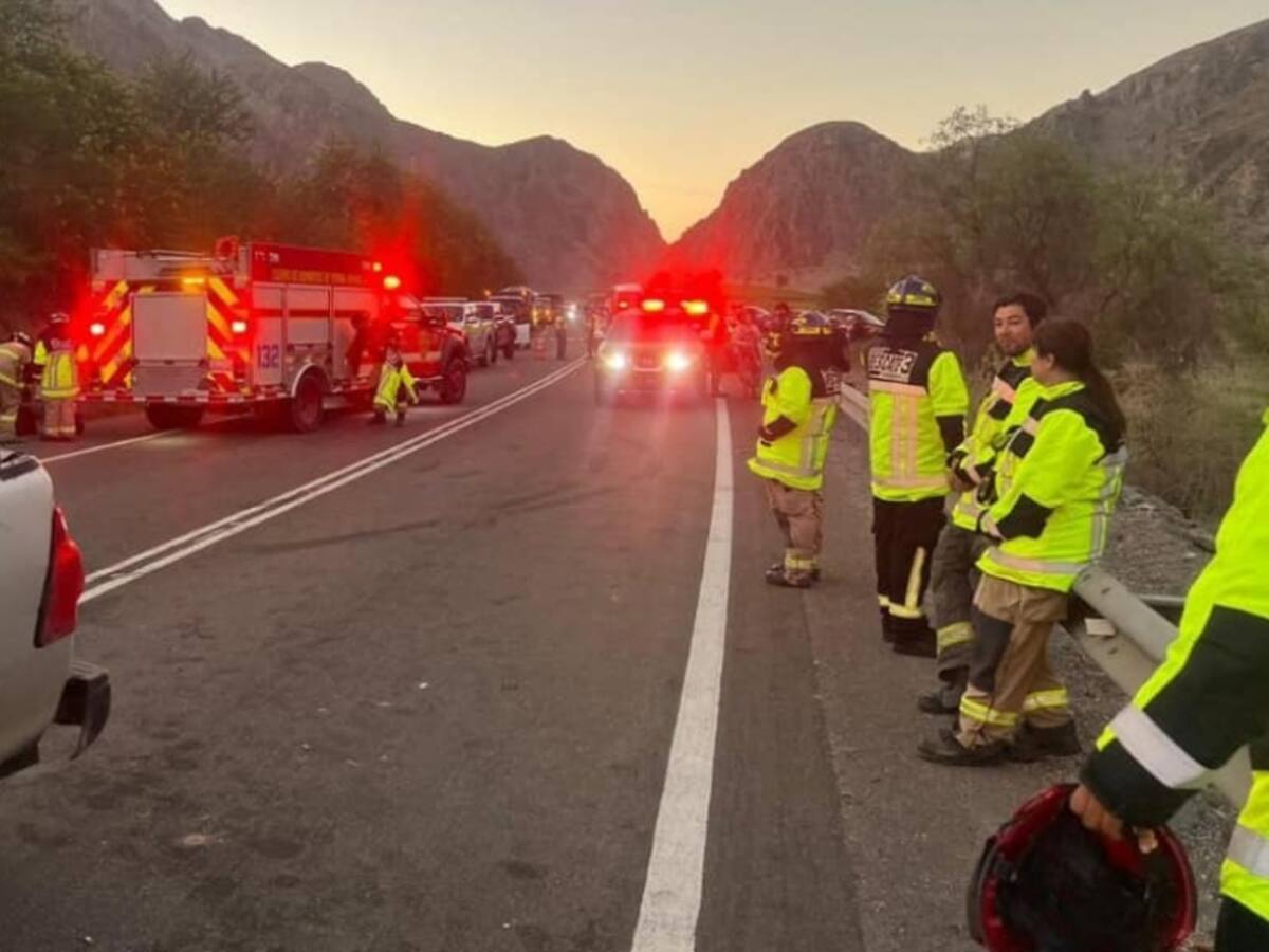 Tragedia en Atacama: accidente de tránsito deja cuatro muertos, entre ellos una niña de 5 años