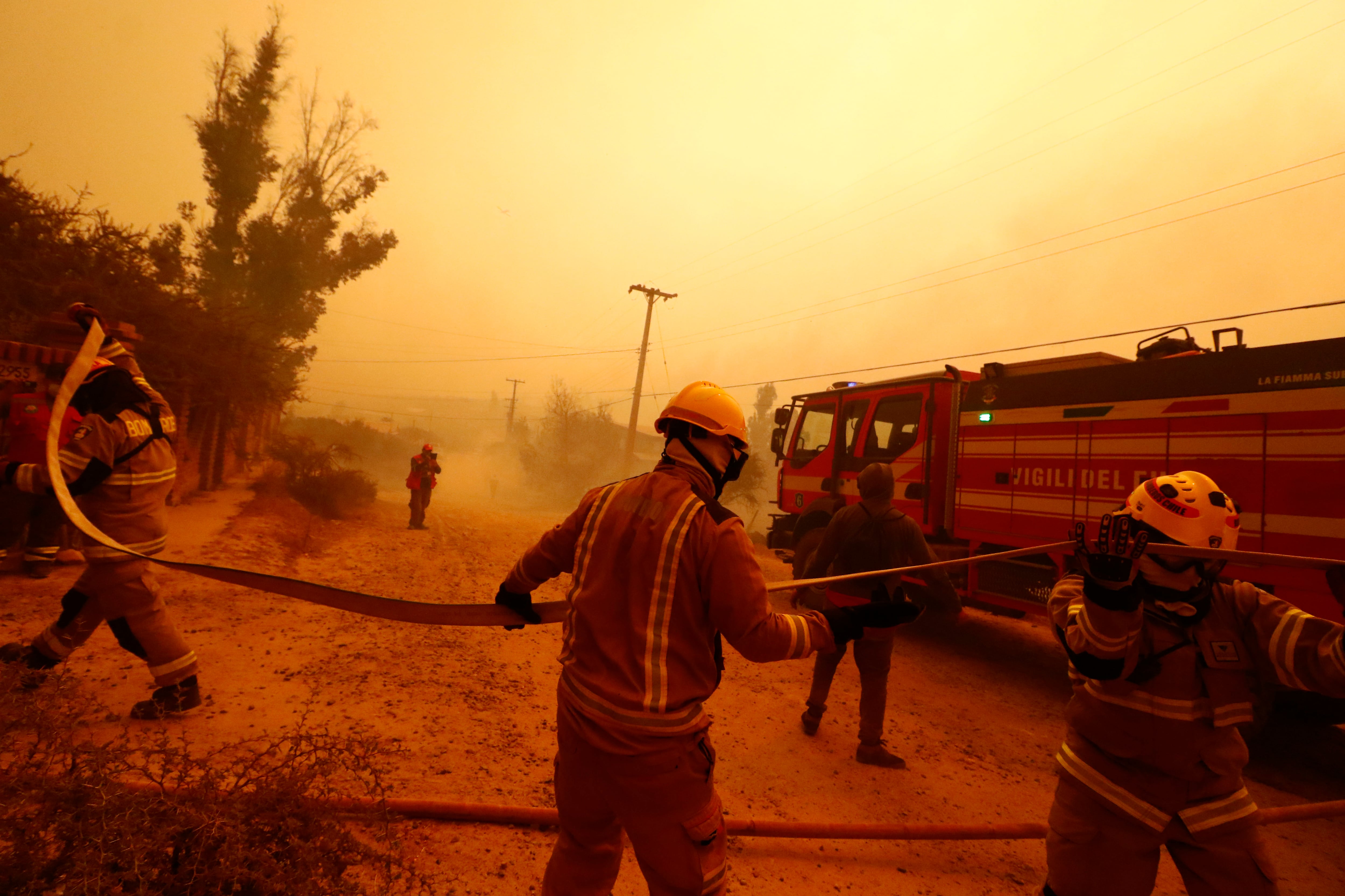 15 DE ENERO DE 2021/QUILPUEIincendio forestal que afecta a la Reserva Nacional Lago Peñuelas.
FOTO: LEONARDO RUBILAR CHANDIA/AGENCIAUNO