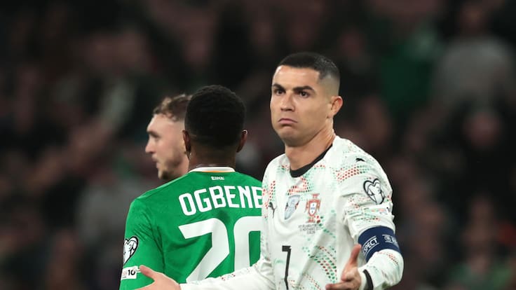 Codazo, expulsión y gestos polémicos: el minuto de furia de Cristiano Ronaldo en caída de Portugal