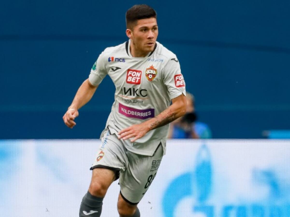 Víctor Méndez vuelve a ser titular y juega todo el partido en tremenda goleada de CSKA Moscú en la liga rusa