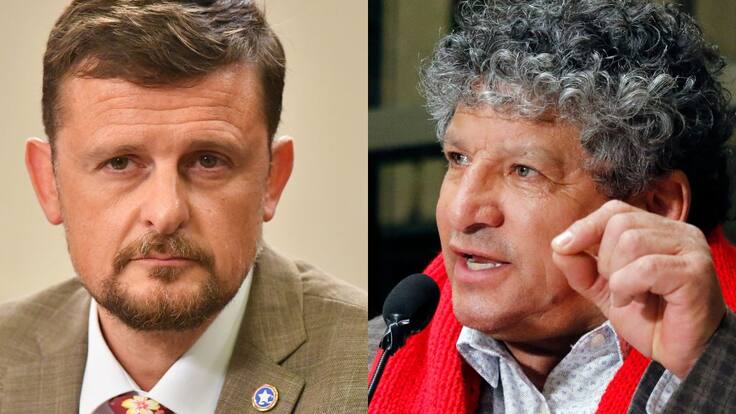 “Ahora estás cambiando el tono”: diputado Schubert encara a Alinco en pasillos del Congreso por polémica de viaje a Turquía