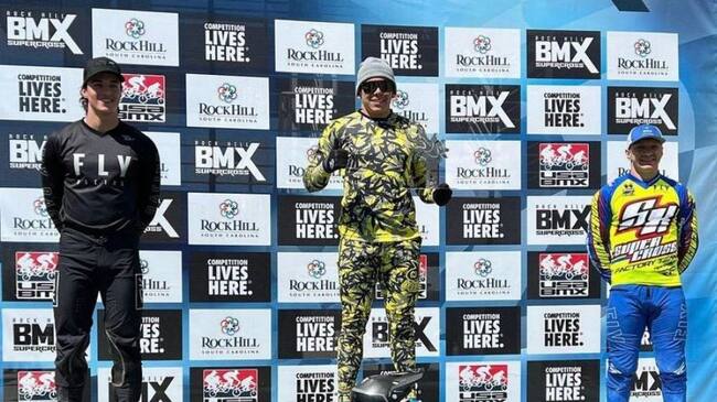 Mauricio Molina ganó el título del Rock Hill BMX Supercross en Estados Unidos