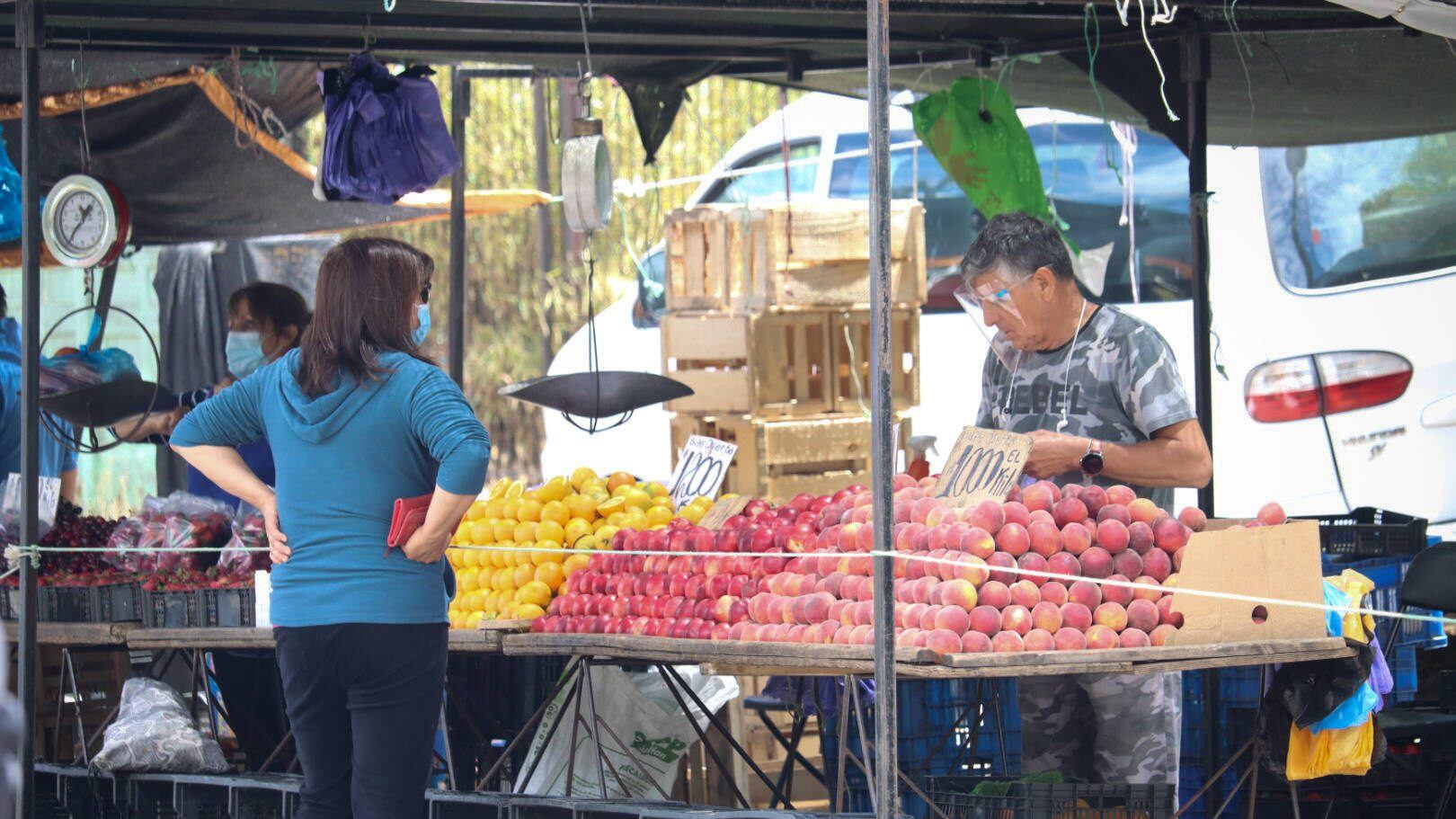19 de Diciembre de 2020 / CHIGUAYANTE
Cientos de personas realizan las compras en la feria libre de Chiguayante en el fin de semana previo a navidad, durante el estado de catastrofe de la pandemia covid-19 

FOTO: CAMILO CASTRO / AGENCIAUNO