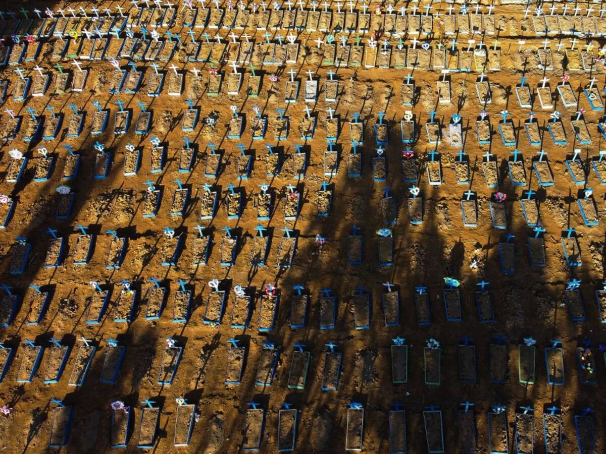 Brasil superó las 1.300 muertes en un día y registra casi 67.000 víctimas del Covid-19