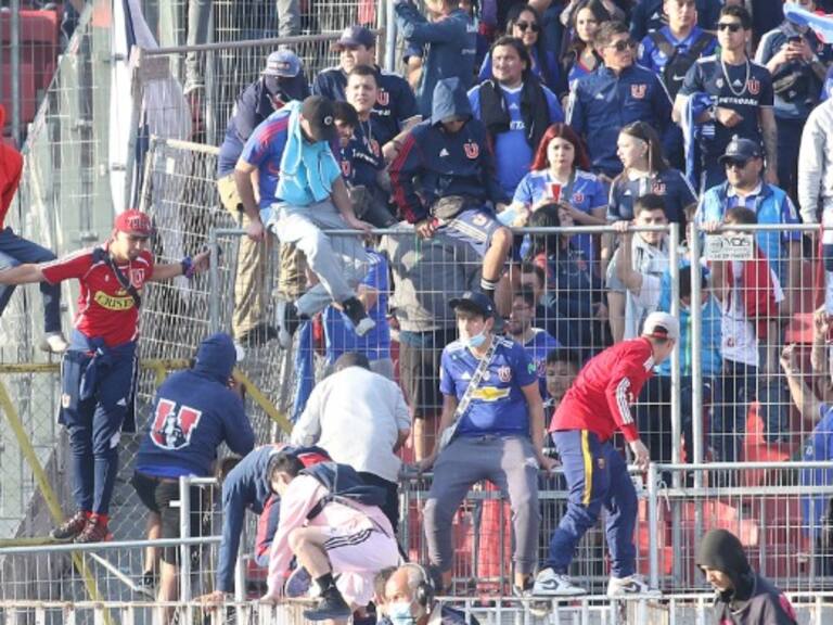 U de Chile condena incidentes en el Estadio Nacional y advierte sanciones: "Nada justifica estos actos vandálicos"