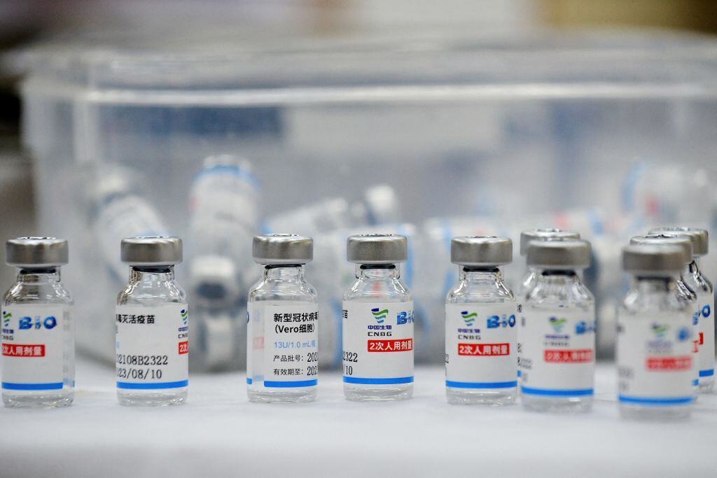 Grupos de dosis de la vacuna de Sinopharm contra el coronavirus