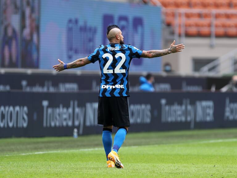 Se sacó la mufa: Arturo Vidal anotó su primer gol con el Inter de Milán frente a Fiorentina