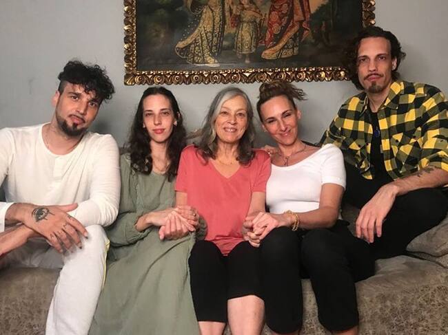 Patricia Salazar y sus hijos | @dantespinetta