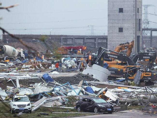 Tornados causan graves daños en la ciudad de Wuhan