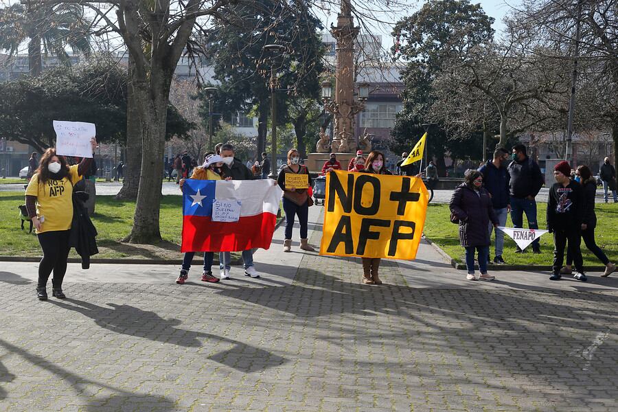 Protesta por 10% de las AFP