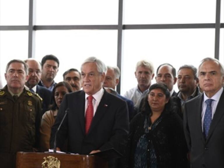 Piñera firmó indicación para reformular la ley antiterrorista