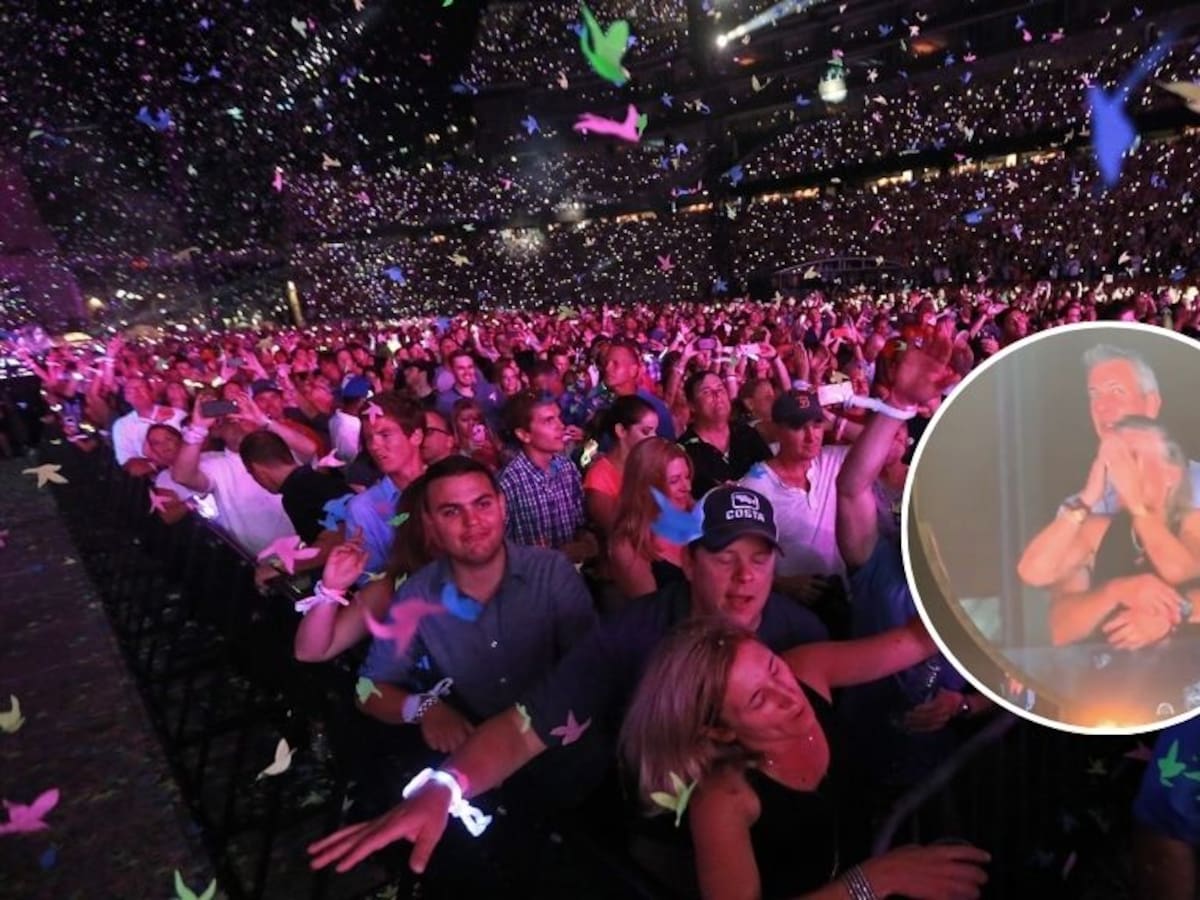La reacción de la esposa del CEO que fue captado con otra mujer en pleno concierto de Coldplay