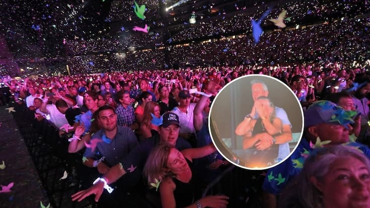 La reacción de la esposa del CEO que fue captado con otra mujer en pleno concierto de Coldplay