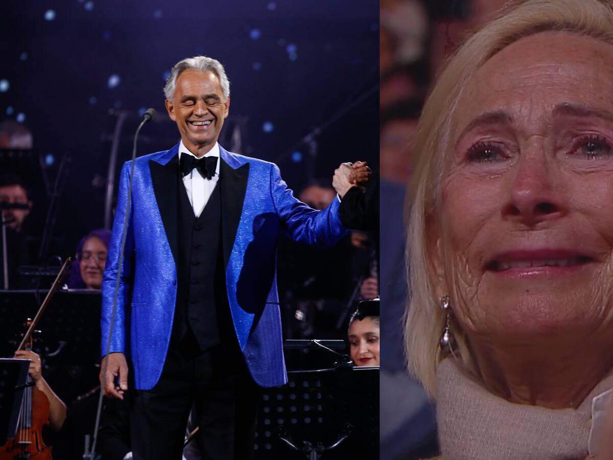 Llanto y ovación de pie: así reaccionaron los chilenos al emocionante show de Andrea Bocelli en el Festival de Viña 2024