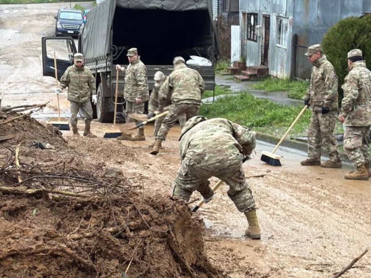 Sistema frontal deja 64 personas aisladas y más de 100 viviendas afectadas en el sur de Chile