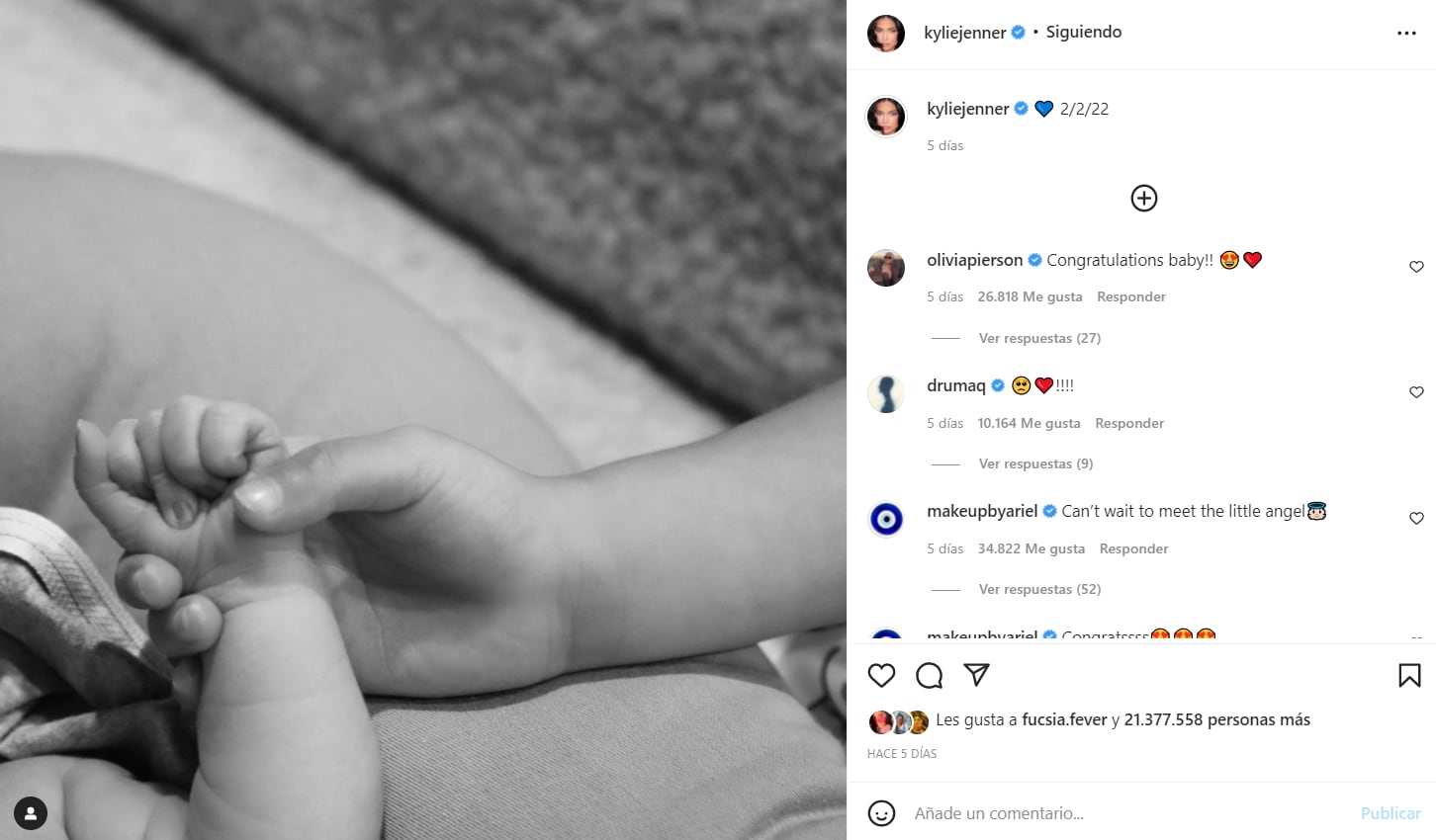 ¿Lobo? Este es el nombre que eligió Kylie Jenner para su segundo hijo