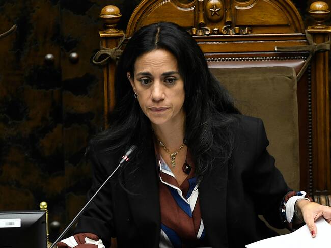 24 DE MARZO 2026 / VALPARAISO
En la testera Paulina Nuñez , durante prorrogar la vigencia del estado de excepción constitucional de emergencia, en la Región de La Araucanía, y las provincias de Arauco y del Biobío, de la Región del Biobío
FOTO:PABLO OVALLE ISASMENDI/ AGENCIAUNO