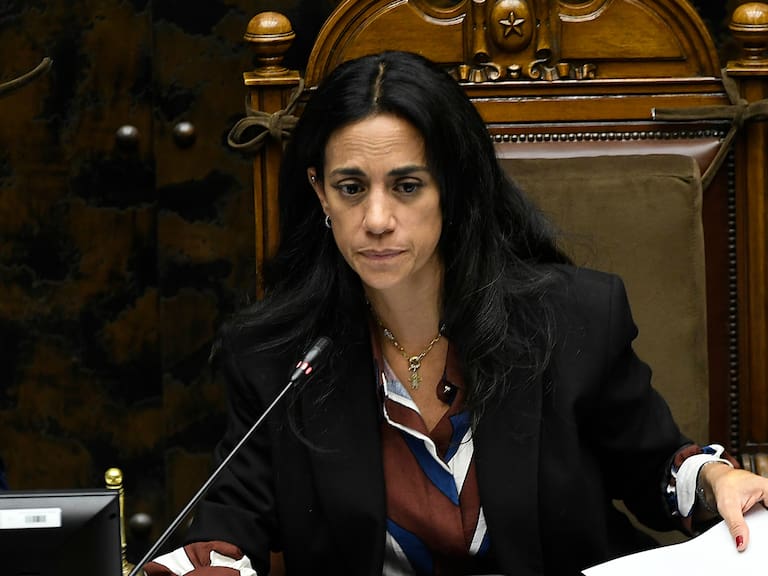 24 DE MARZO 2026 / VALPARAISO
En la testera Paulina Nuñez , durante prorrogar la vigencia del estado de excepción constitucional de emergencia, en la Región de La Araucanía, y las provincias de Arauco y del Biobío, de la Región del Biobío
FOTO:PABLO OVALLE ISASMENDI/ AGENCIAUNO