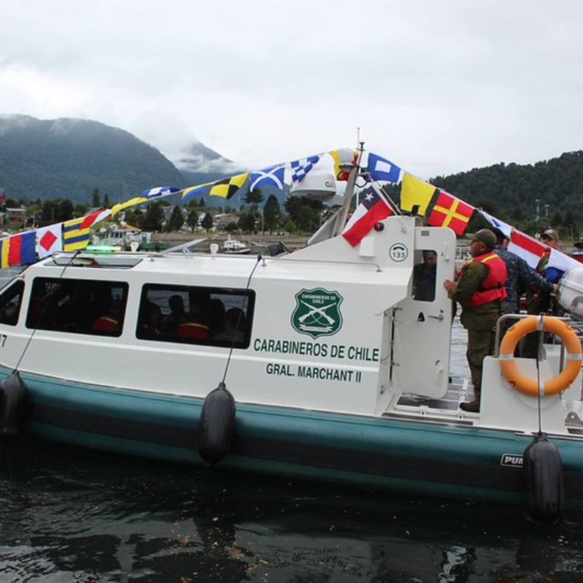 Nueva lancha policial refuerza la seguridad marítima en Aysén: “General Marchant II” entra en servicio en Puerto Cisnes