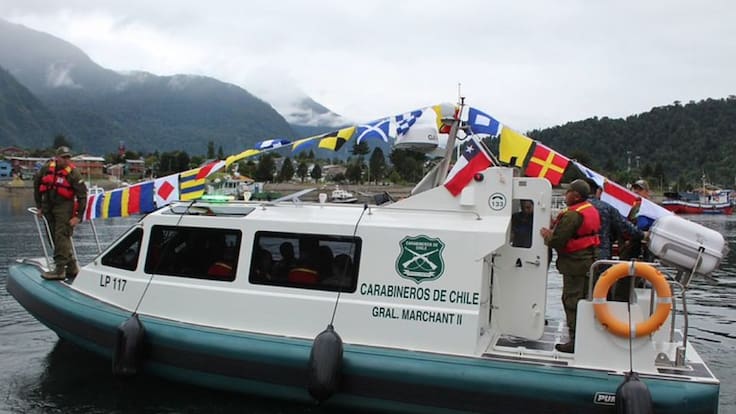 Nueva lancha policial refuerza la seguridad marítima en Aysén: “General Marchant II” entra en servicio en Puerto Cisnes