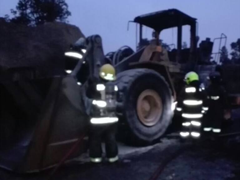 Millonarias pérdidas por incendio de maquinarias en Osorno