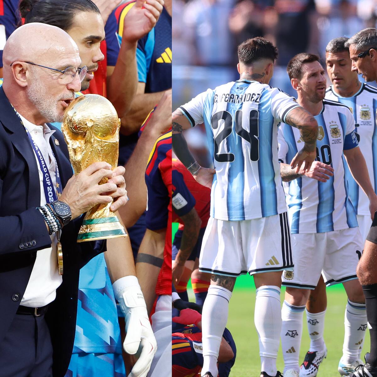 “No podíamos caer en eso”: DT de España revela qué le dijo a su equipo en un momento clave de la final contra Argentina