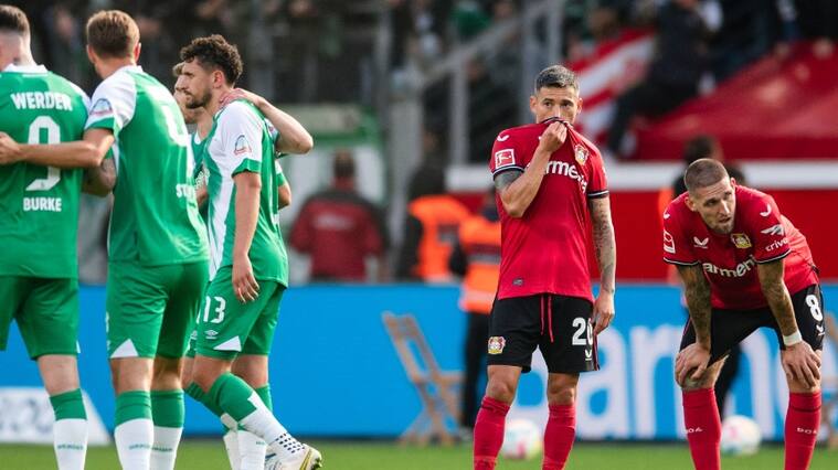 Charles Aránguiz estuvo en cancha: un complicado Leverkusen iguala ante Werder Bremen en la Bundesliga