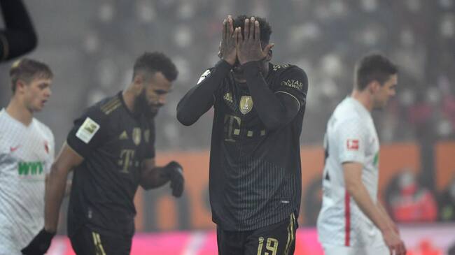 Bayern Munich sufrió dura derrota frente al Ausburgo en la Bundesliga