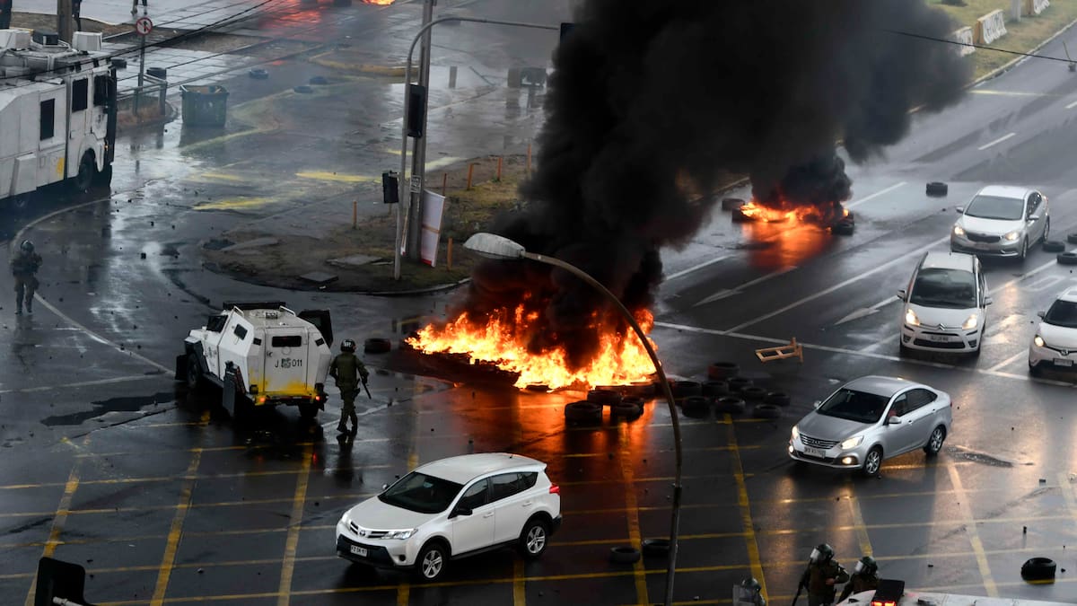 Pescadores protestan en Valparaíso