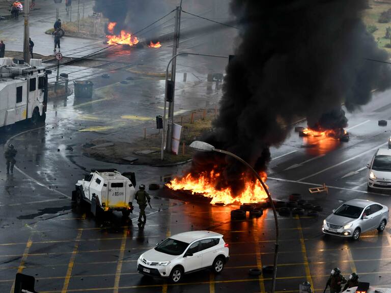 Pescadores protestan en Valparaíso
