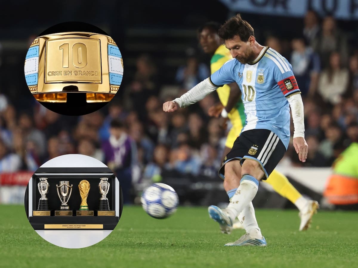 “El montaje se hizo en Chile”: la empresa nacional que elaboró los trofeos para Messi en su retiro de la selección argentina
