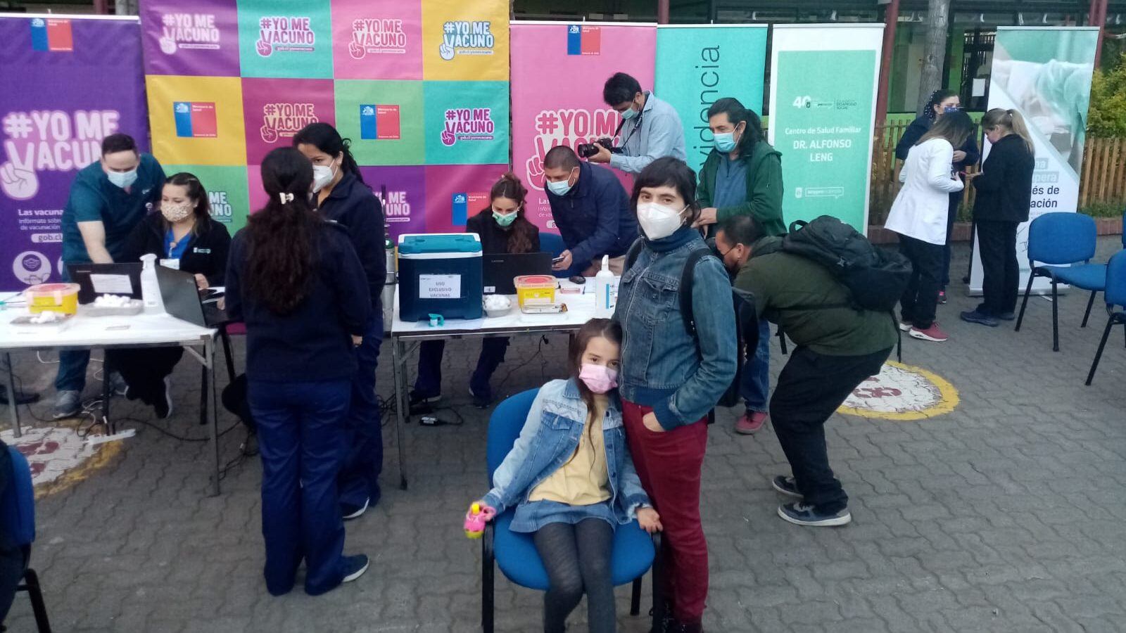 Vacunación contra el covid-19 a niños en colegios