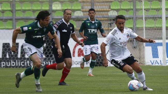 06 DE ENERO DE 2021/VALPARAISOJorge Valdivia (d), durante el partido valido por la fecha XX del Campeonato Nacional AFP PlanVital 2020, entre Santiago Wanderers y Colo Colo, disputado en el Estadio Elias Figueroa Brander.
FOTO: LEONARDO RUBILAR CHANDIA/AGENCIAUNO