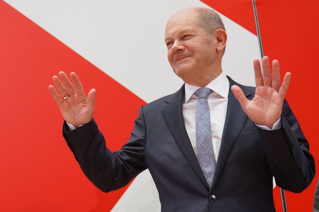 El líder del Partido Social Demócrata de Alemania Olaf Scholz