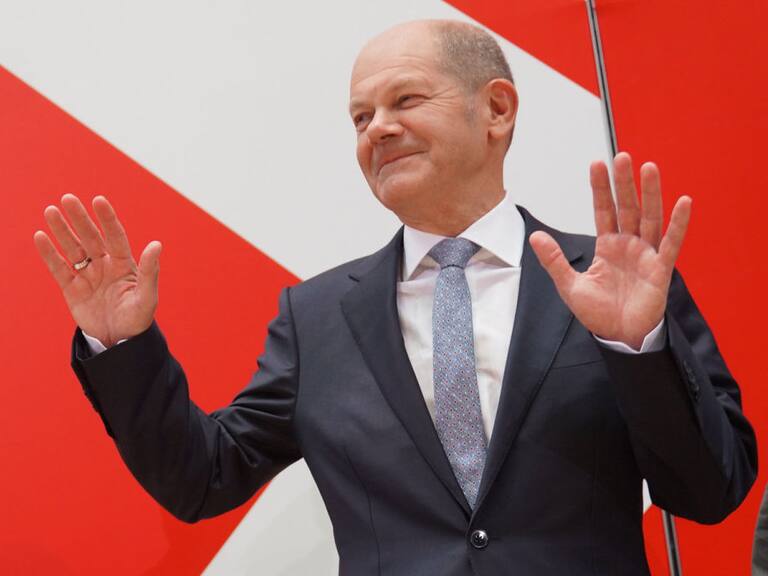 El líder del Partido Social Demócrata de Alemania Olaf Scholz