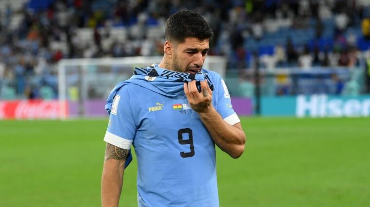 Tristeza profunda: Luis Suárez sufrió hasta el final y rompió en llanto tras quedar eliminado del Mundial con Uruguay